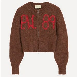 Paloma Wool Knotted Zipped Cardigan